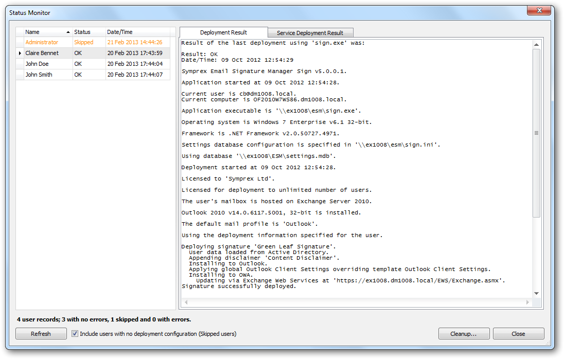 Status Monitor